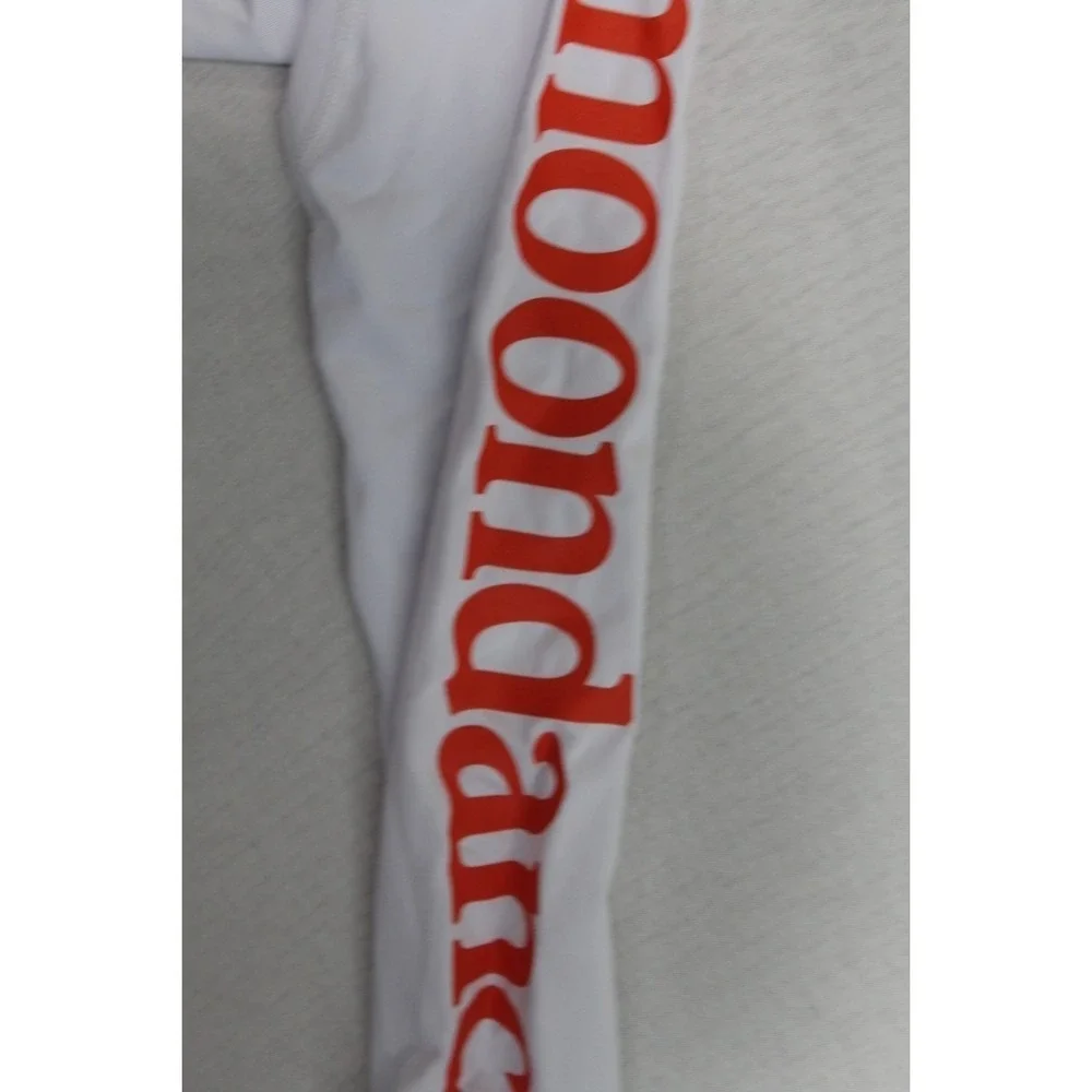 Patagonia Men White Shirt Surfing Beach Long Sleeve Polyester Size XS